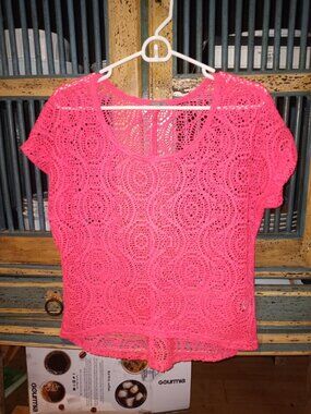 Y2k early-2000s lace top from  Charlotte Russe
